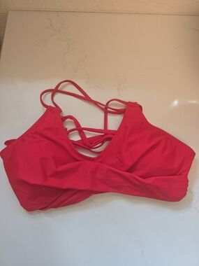 Red Strappy Swimwear